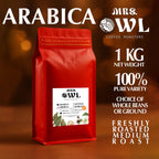 Arabica Medium Roast | Smooth & Balanced | Mrs. Owl Coffee