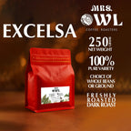Excelsa Dark Roast Coffee | Tart & Bold | Mrs. Owl Coffee