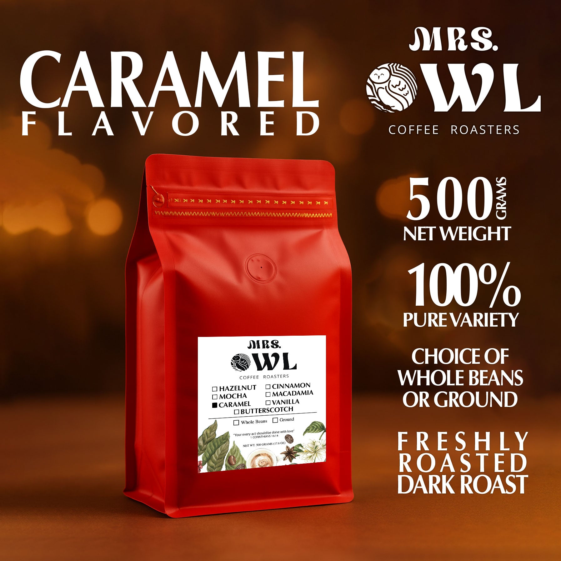 Flavored Coffee Collection | Mrs. Owl Coffee Roasters